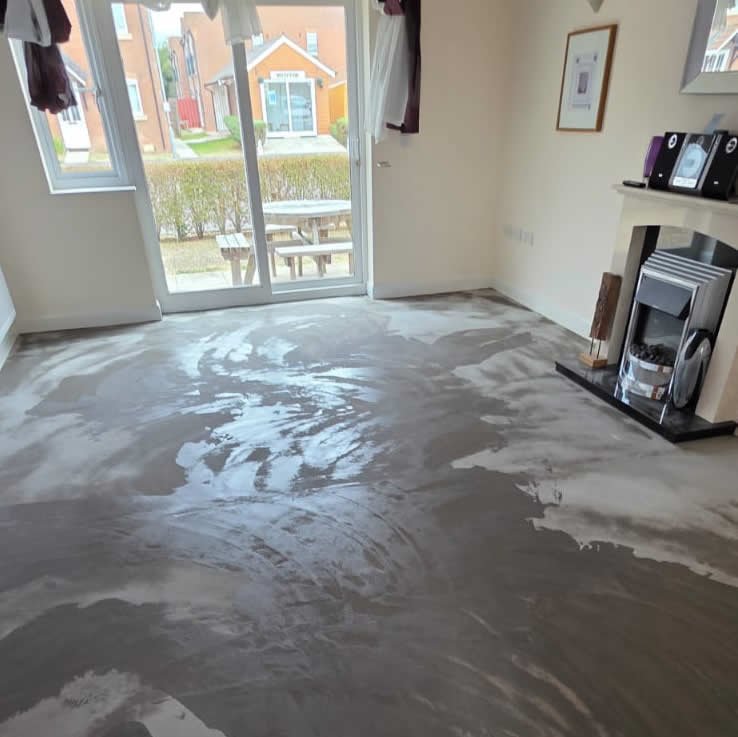 Floor preparation is key - level the floor